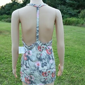 Floral kimchi blue top